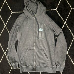 Gray Zip-Up Hoodie